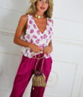 Chaleco Lino Hojas - Imagen 7