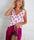 Chaleco Lino Hojas - Imagen 8