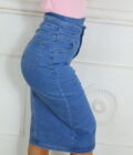Falda Vaquera Tiro Alto - Imagen 5