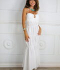 Vestido Cascos Largo