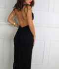 Vestido Acanalado Espalda Descubierta - Imagen 4