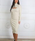 Vestido Punto Cuello Medio