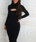 Vestido Punto Cuello Medio - Imagen 10