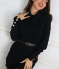 Vestidos Cuello Vuelto Botones - Imagen 19