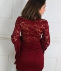 Vestido Encaje Mangas Campana - Imagen 12