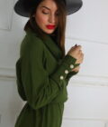 Vestidos Cuello Vuelto Botones - Imagen 12