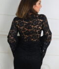 Vestido Encaje Mangas Campana - Imagen 4