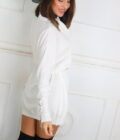 Vestidos Cuello Vuelto Botones - Imagen 4