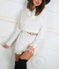 Vestidos Cuello Vuelto Botones - Imagen 3