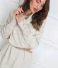 Vestidos Cuello Vuelto Botones - Imagen 29