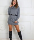 Vestidos Cuello Vuelto Botones - Imagen 24