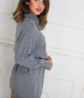 Vestidos Cuello Vuelto Botones - Imagen 22