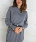 Vestidos Cuello Vuelto Botones - Imagen 20