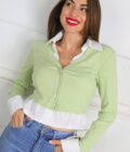 Camiseta Cuello Camisa Canalé - Imagen 7