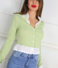 Camiseta Cuello Camisa Canalé - Imagen 5