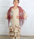 Vestido Flamenco Liso - Imagen 4