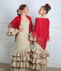 Vestido Flamenco Liso - Imagen 2