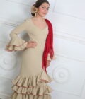 Vestido Flamenco Liso - Imagen 6