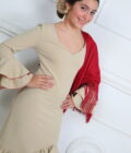 Vestido Flamenco Liso - Imagen 3
