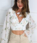 Top Lazo Estampado