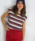 Camiseta Hombreras Rayas - Imagen 5