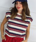 Camiseta Hombreras Rayas - Imagen 2