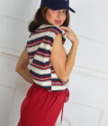 Camiseta Hombreras Rayas - Imagen 4