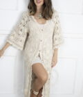 Vestido Kimono Croché