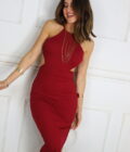 Vestido Canalé Espalda Descubierta