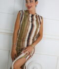 Vestido Licra Estampado - Imagen 4