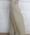 Pantalon Efecto Lino Cinturón - Imagen 6