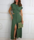 Vestido Camisero Aberturas - Imagen 2
