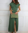 Vestido Camisero Aberturas