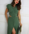 Vestido Camisero Aberturas - Imagen 5