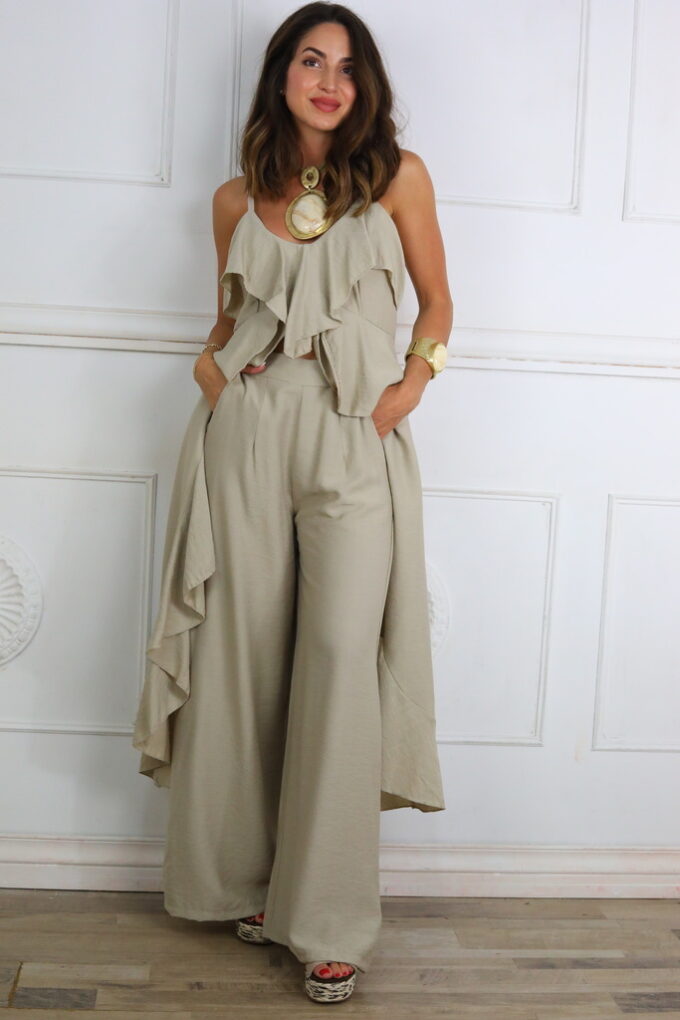 Conjunto Top Volantes